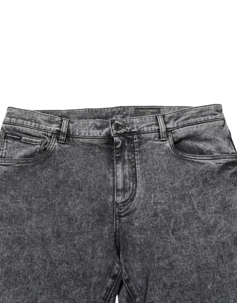 Jean slim Dolce & Gabbana en coton gris
