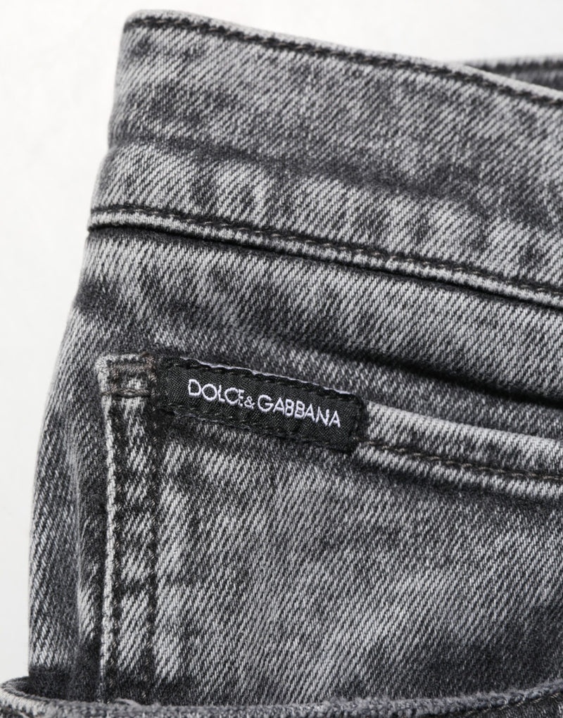 Jean slim Dolce & Gabbana en coton gris