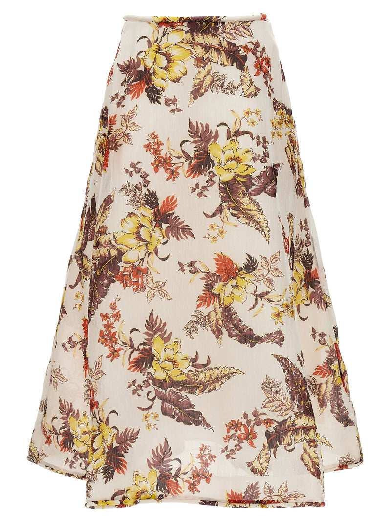 Zimmermann Zimmermann Matchmaker Floral Flare Skirt