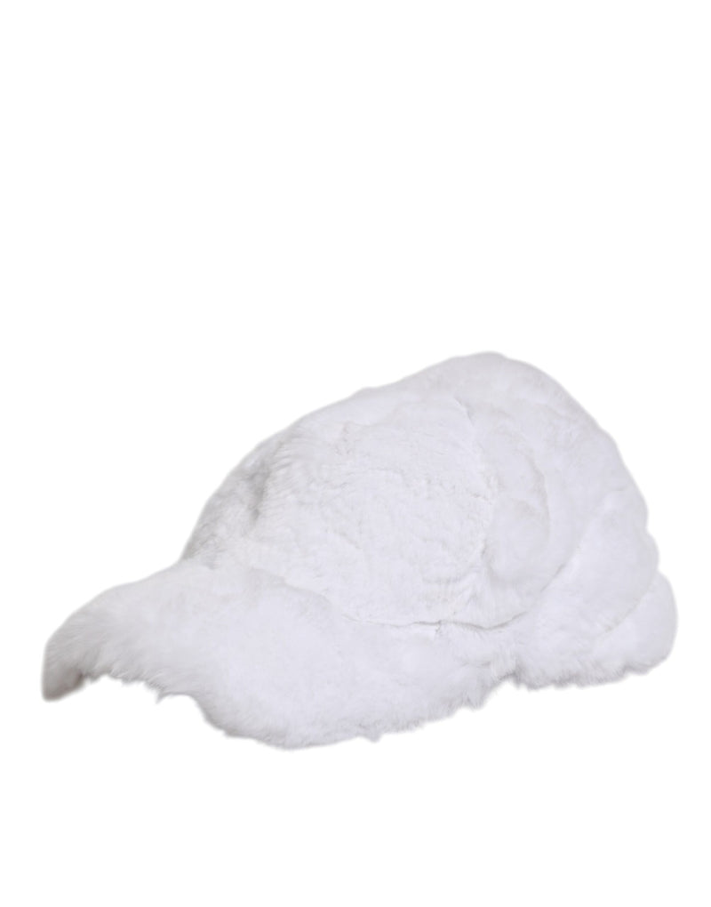 Gorra de béisbol blanca de modacrílico para hombre, estilo rapero, Dolce & Gabbana