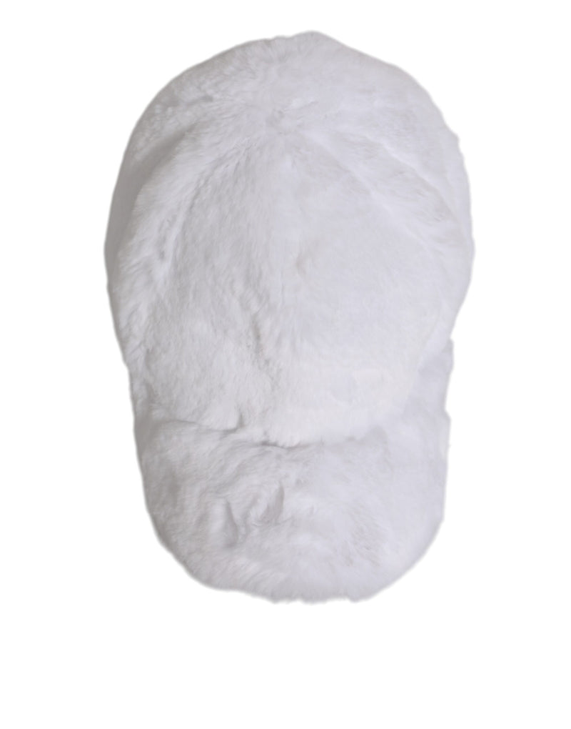 Gorra de béisbol blanca de modacrílico para hombre, estilo rapero, Dolce & Gabbana