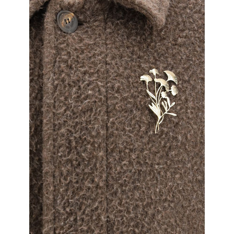 Golden Goose Brown Viscose Coat
