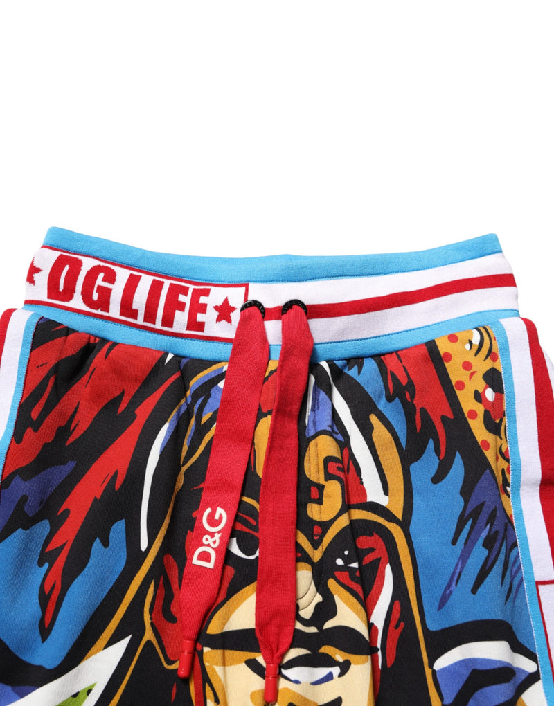 Bermuda da uomo Dolce & Gabbana Captain Sicily multicolore