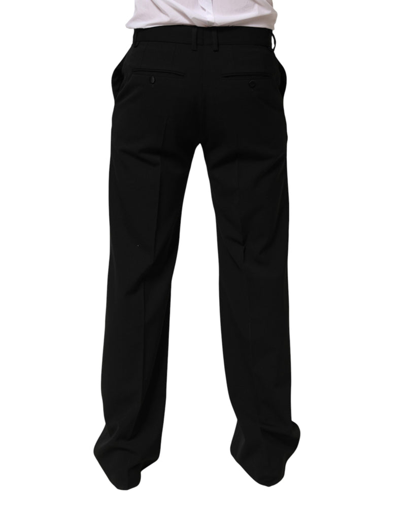 Calça social masculina Dolce & Gabbana preta de lã