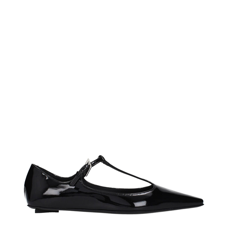Ballerine nere in pelle The Attico