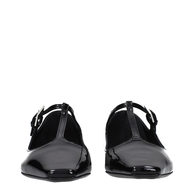 Ballerine nere in pelle The Attico