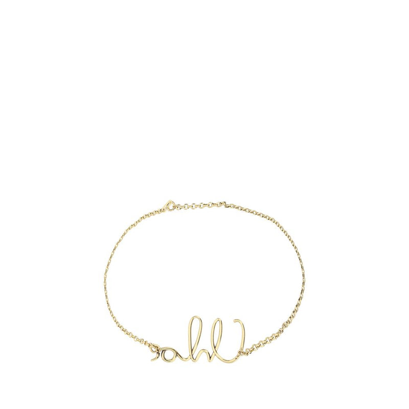 Chloé Gold Brass Thin Belt