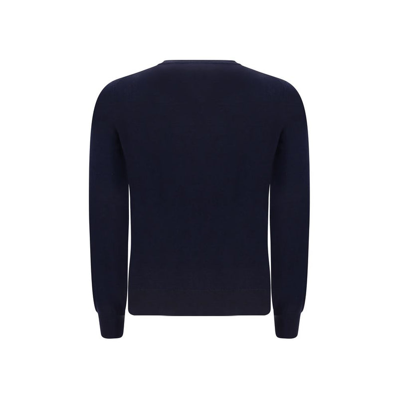 Brunello Cucinelli Blue Wool Oves Aries Sweatshirt