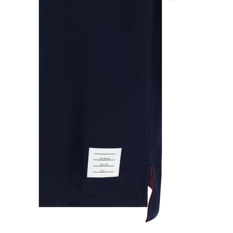 T-shirt en coton bleu, Thom Browne