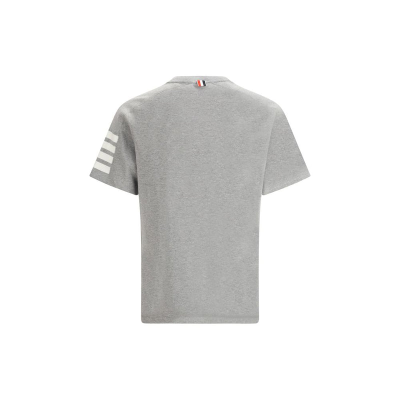 T-shirt gris en coton Thom Browne