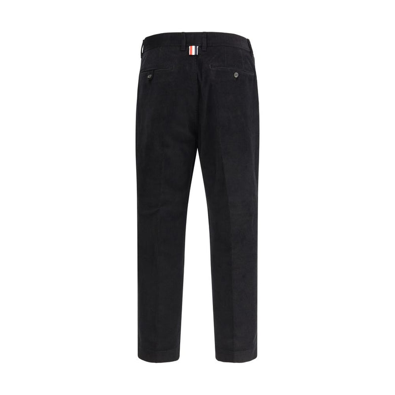 Pantalon chino en coton noir, Thom Browne