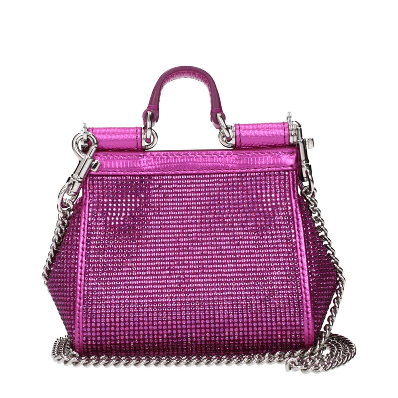Dolce & Gabbana Pink Satin Handbag