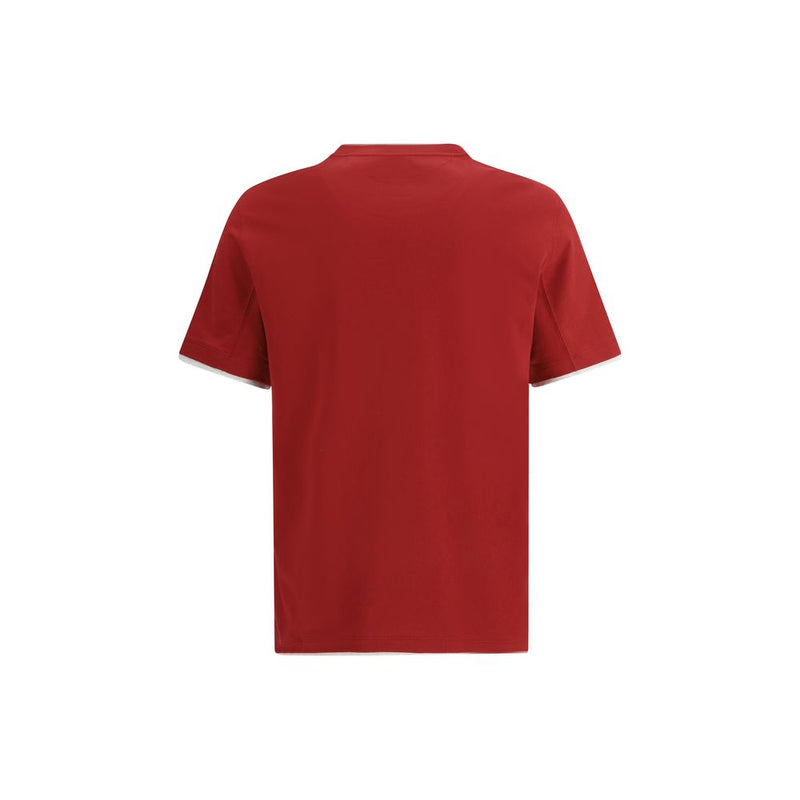 Brunello Cucinelli Multicolor Cotton T-Shirt