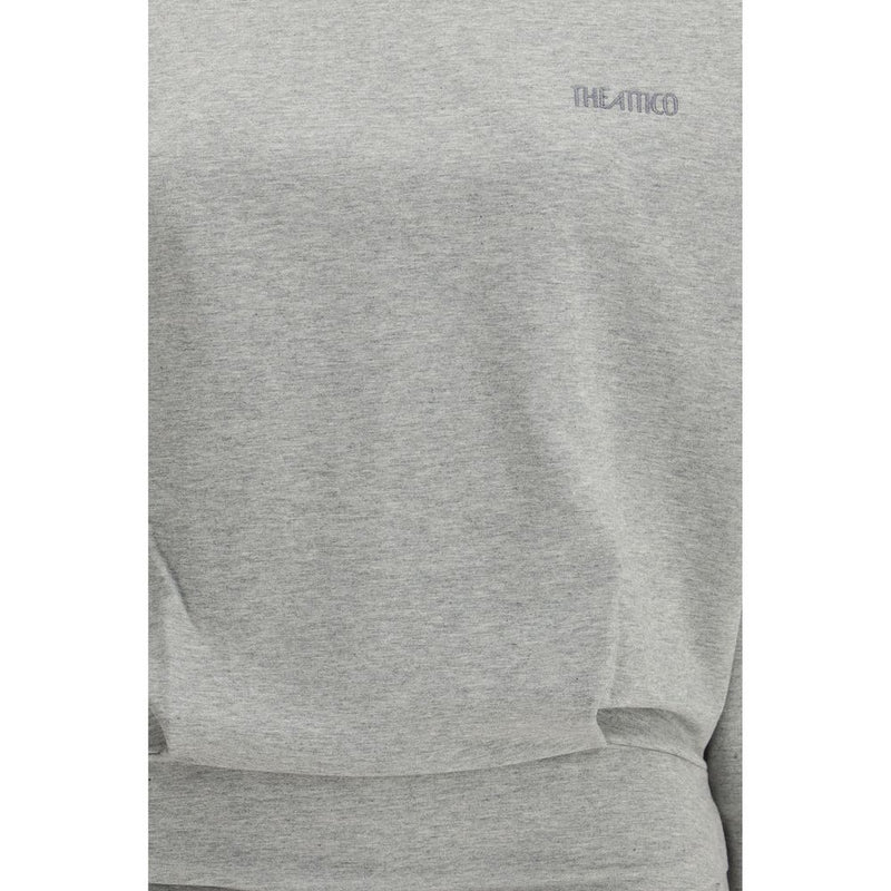 Abito casual in cotone grigio The Attico