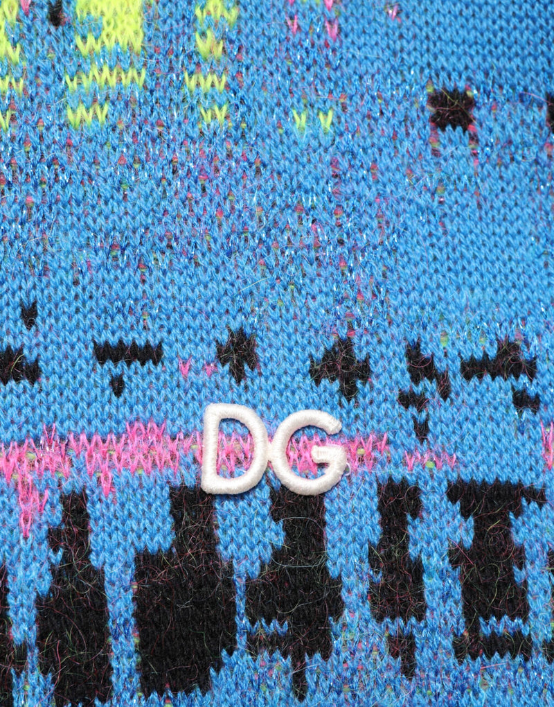 Dolce & Gabbana Maglione multicolore da uomo con girocollo
