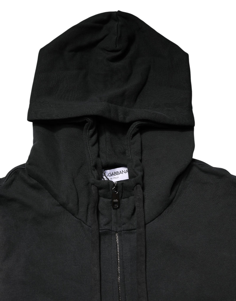 Sudadera con capucha y cremallera completa para hombre de Dolce & Gabbana, en negro
