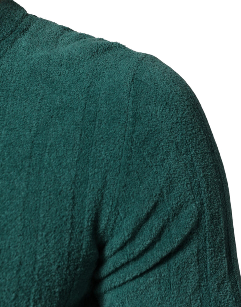 Camiseta de mezcla de algodón verde oscuro para hombre de Dolce & Gabbana