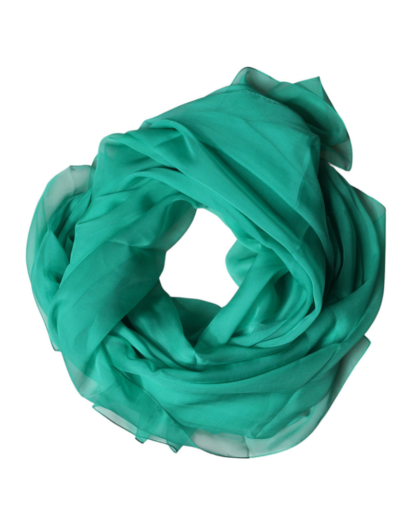 Estola verde de seda para llevar al cuello, Dolce & Gabbana
