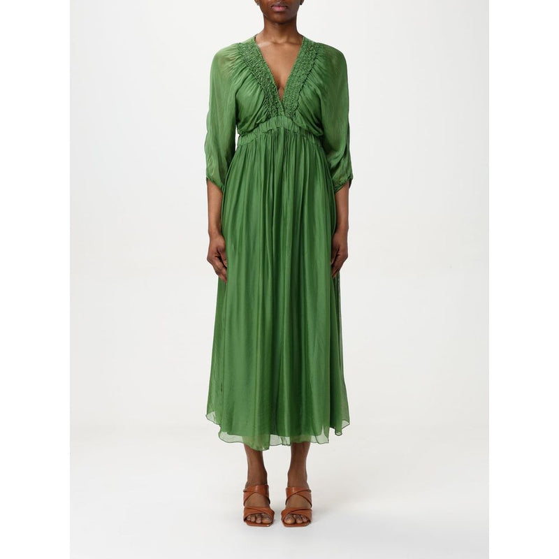 Kaos Bicolor Silk Casual Dress