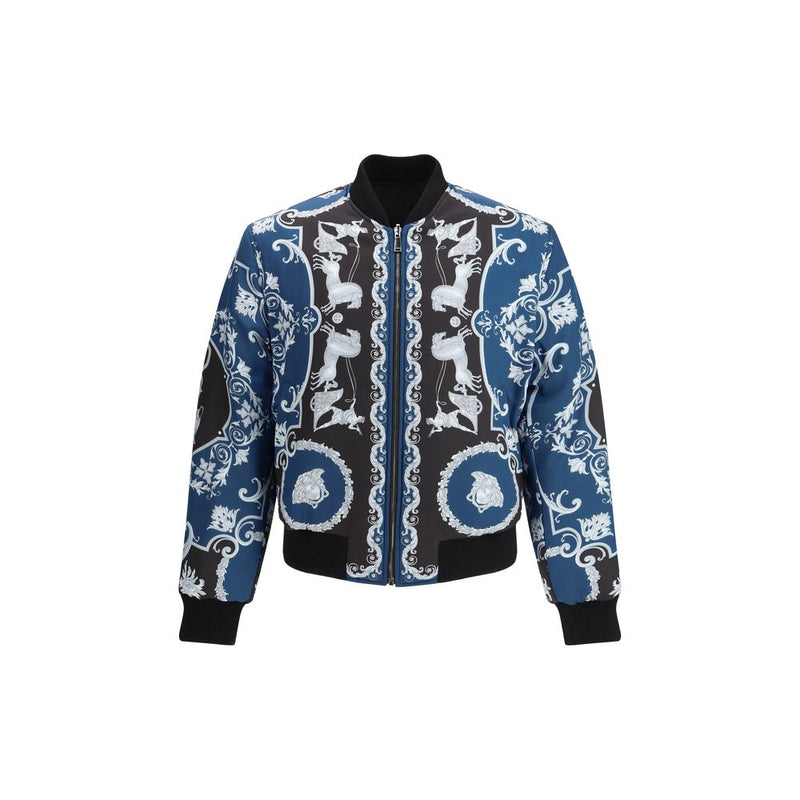 Versace Black Polyamide Jacket
