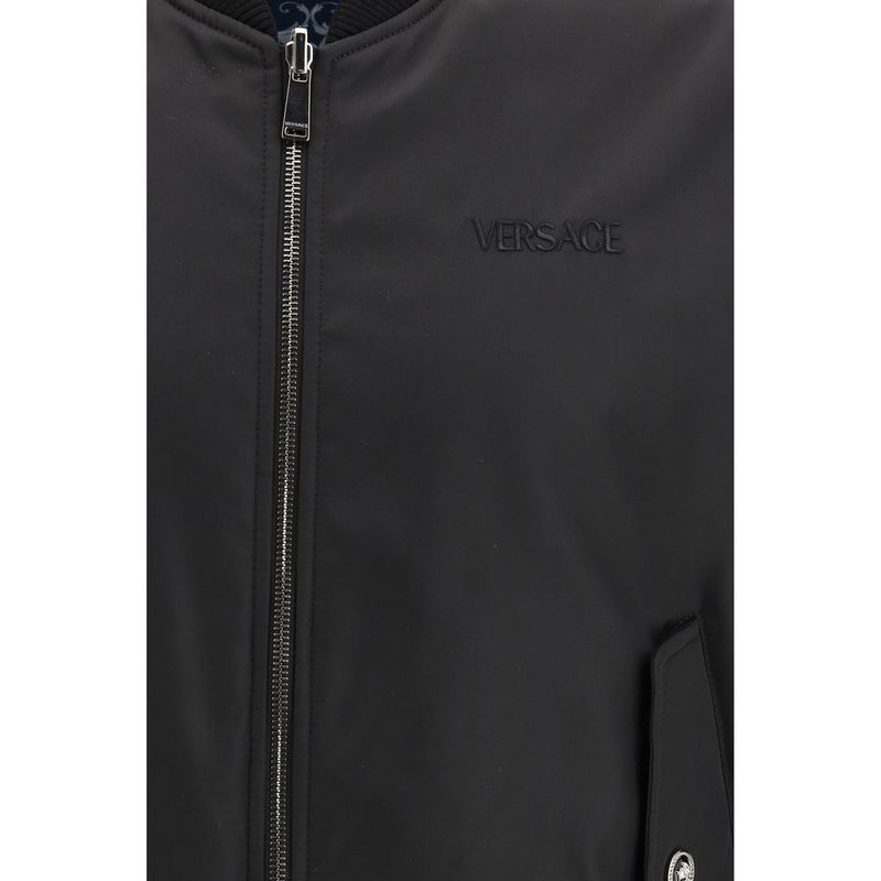 Versace Black Polyamide Jacket