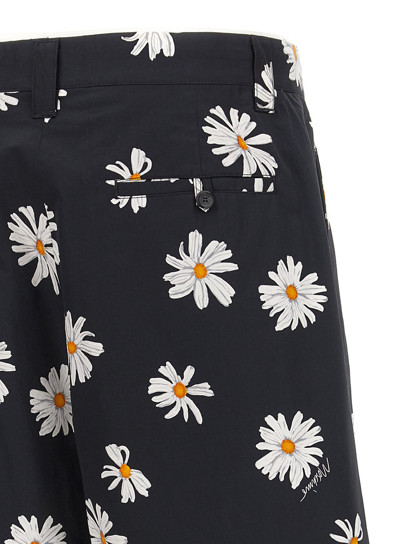 Moschino Margherite Print Bermuda Shorts | Urbalenti™ NYC