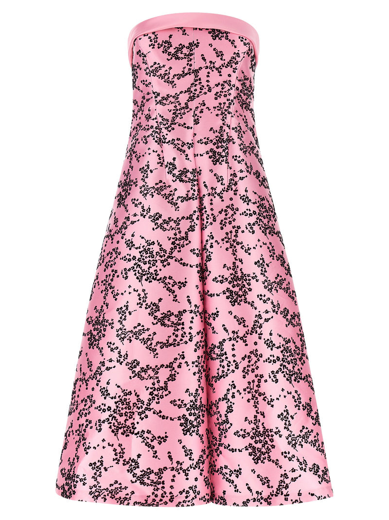 Alberta Ferretti Alberta Ferretti Mikado Floreale Dress