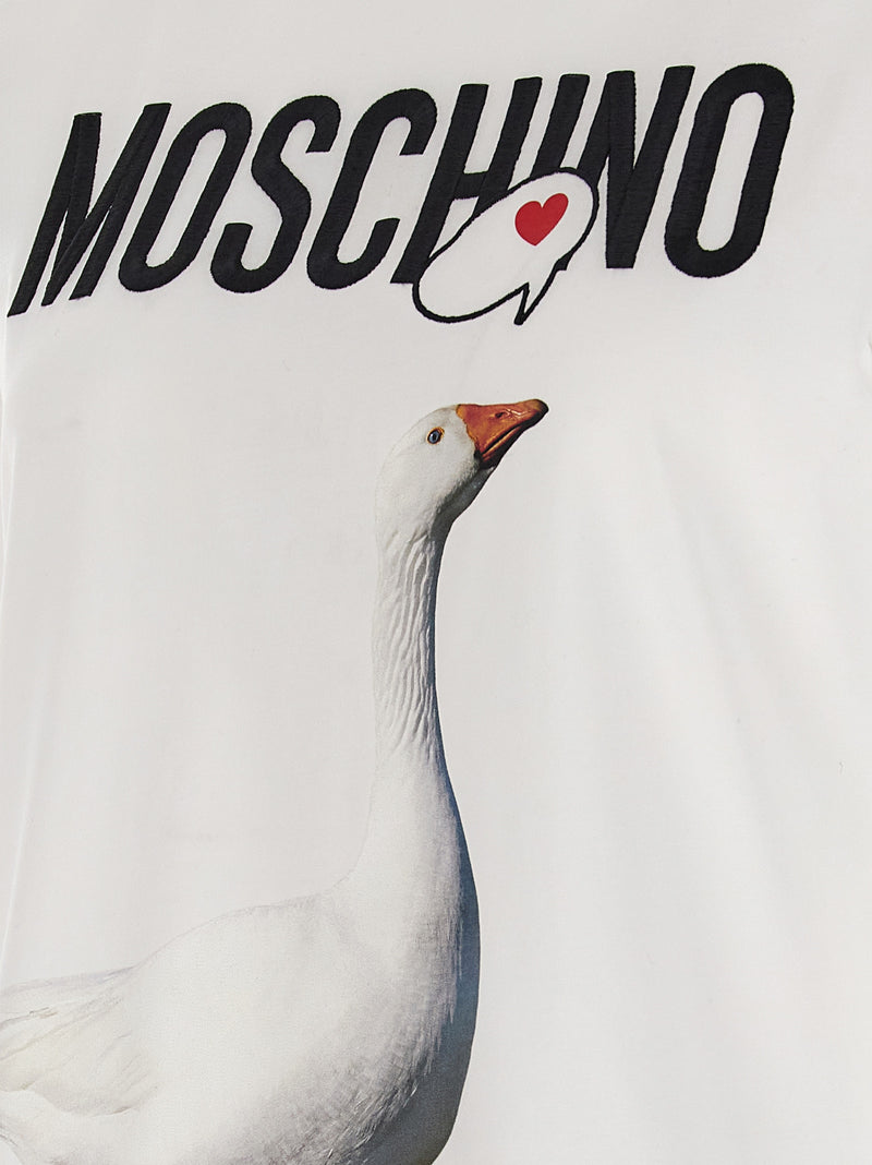 Moschino Embroidery T-shirt | Urbalenti™ NYC