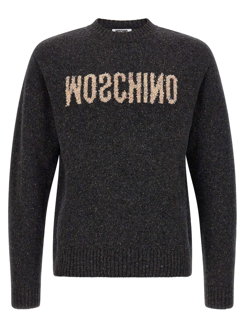 Moschino Moschino Mirrored Logo Sweater