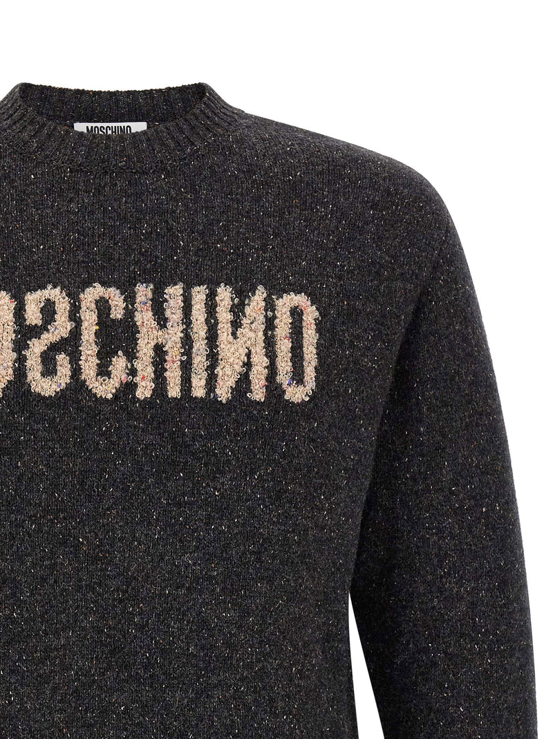 Moschino Moschino Mirrored Logo Sweater