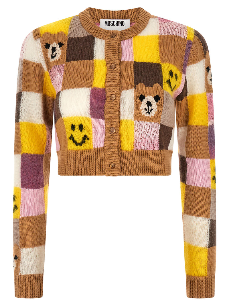 Moschino Smiley® E Moschino Teddy Bear Cardigan