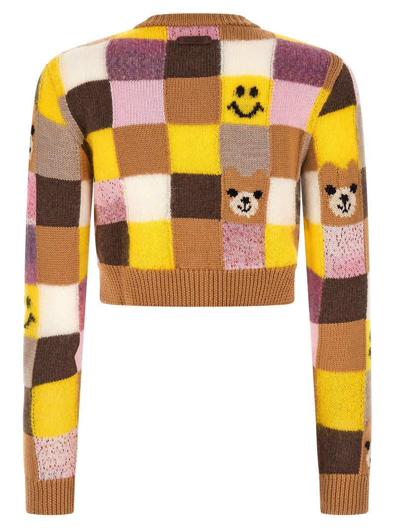 Moschino Smiley® E Moschino Teddy Bear Cardigan