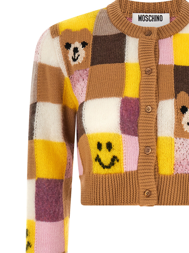 Moschino Smiley® E Moschino Teddy Bear Cardigan