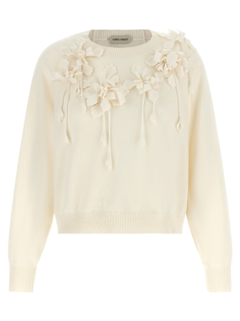 Alberta Ferretti Alberta Ferretti Embroidered Flower Sweater