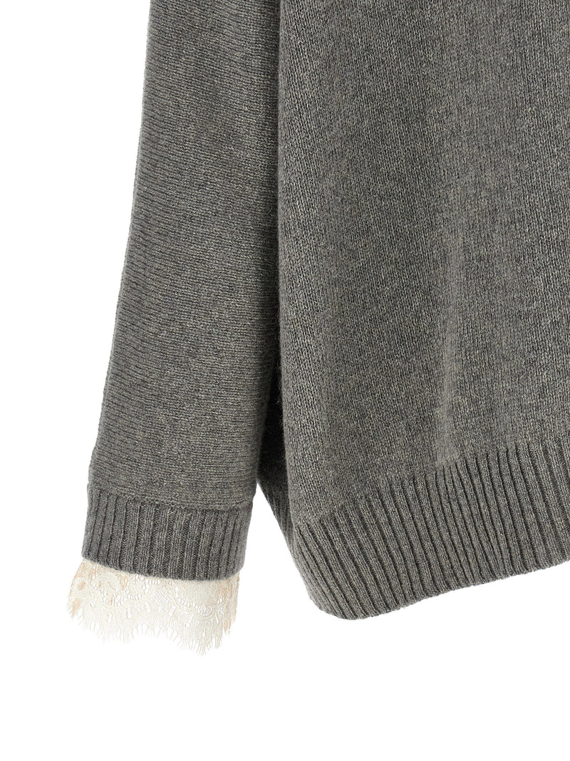 Alberta Ferretti Alberta Ferretti Central Stitching Sweater