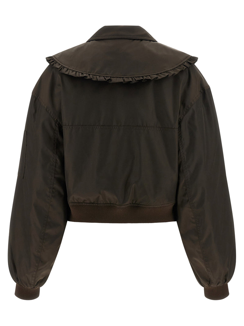 Ganni Ganni Duchesse Nylon Bomber Jacket