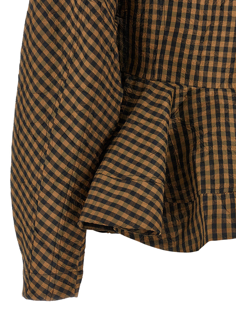 Ganni Ganni Crinckled Taffetà Blouse