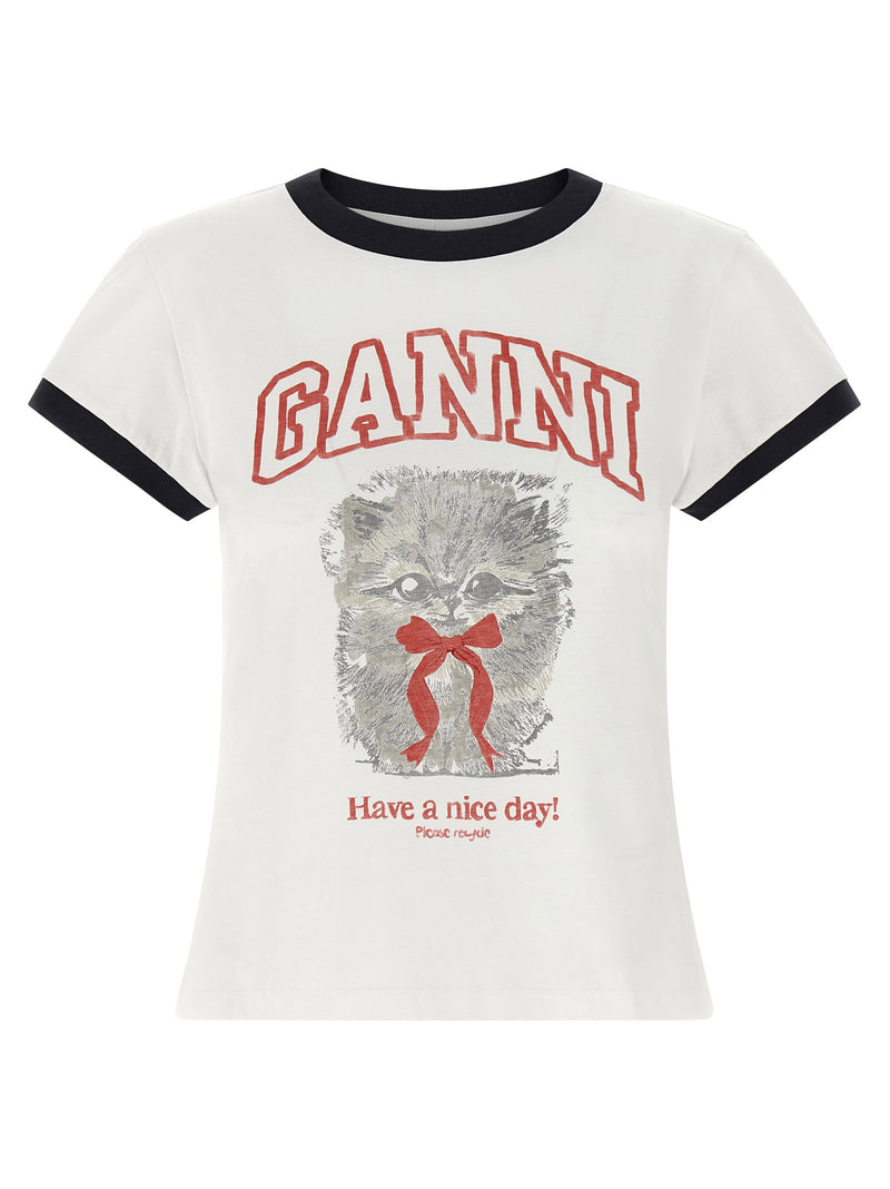 Ganni Ganni Printed T-shirt