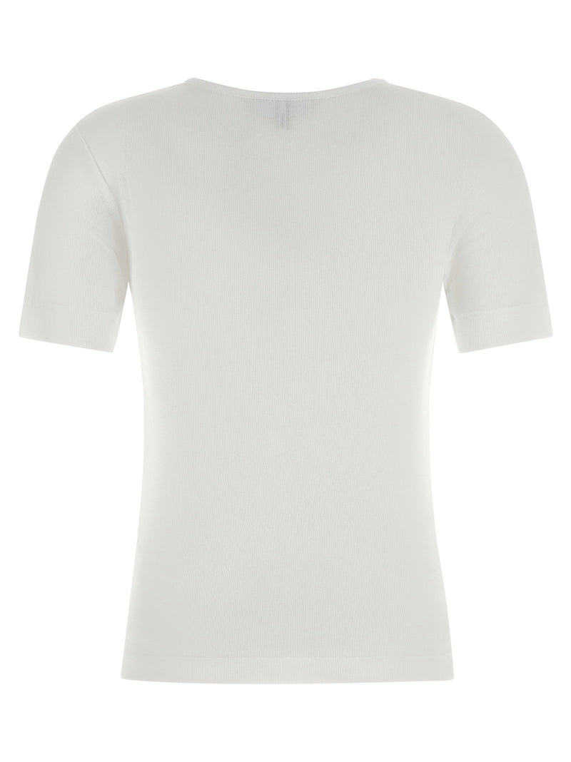Ganni Ganni Logo Embroidery T-shirt