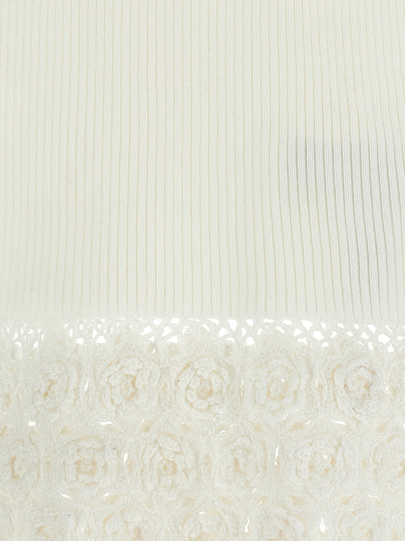 Ganni Ganni Cotton Crochet Vest