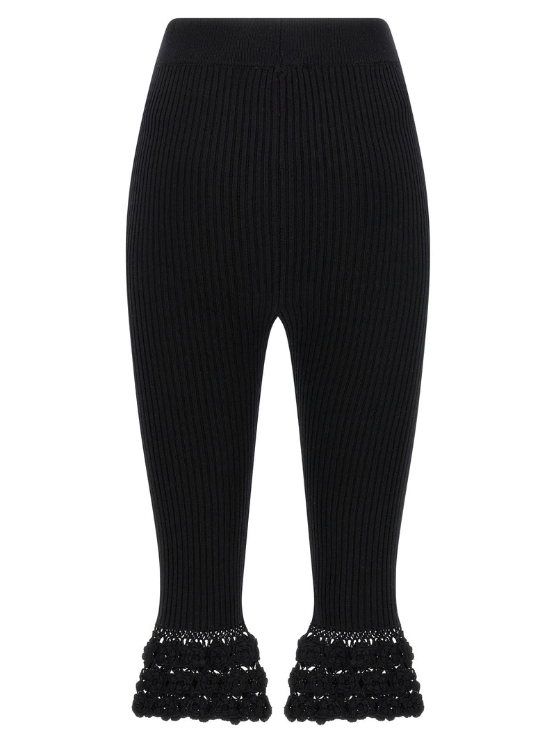 Ganni Ganni Cotton Crochet Pants