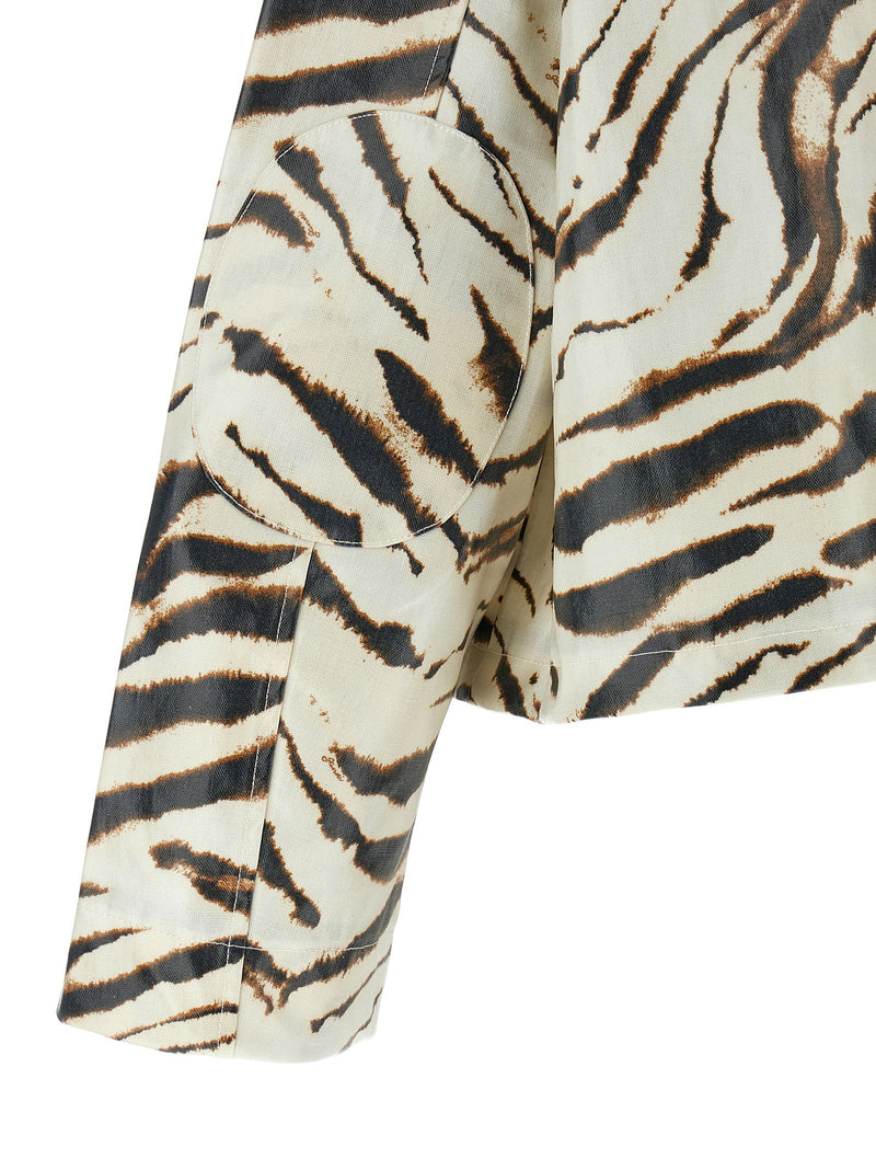 Ganni Ganni Laminated Fabric Jacket