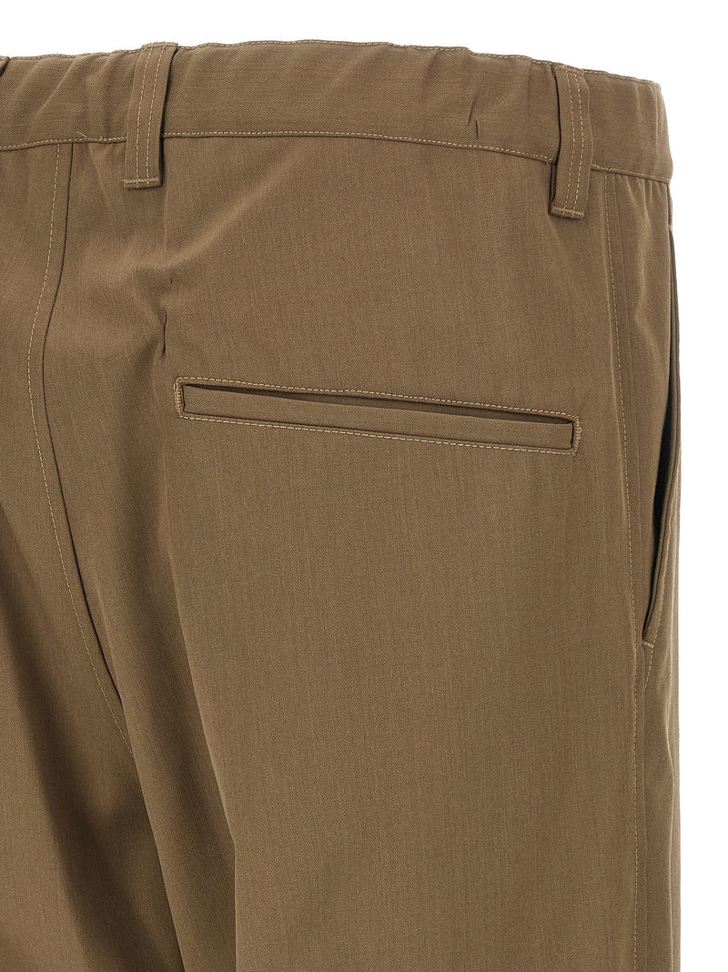 Maison Mihara Yasuhiro Maison Mihara Yasuhiro Mix Layered Wool Gabardine Pants