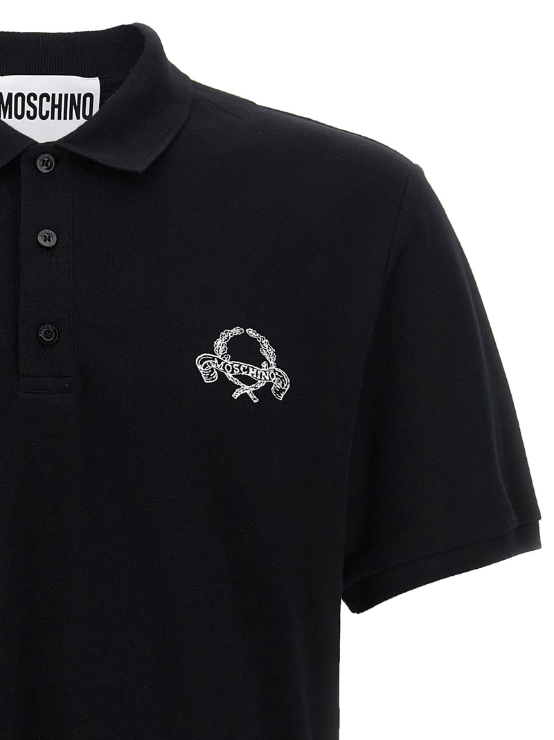 Moschino Logo Embroidery Polo Shirt | Urbalenti™ NYC
