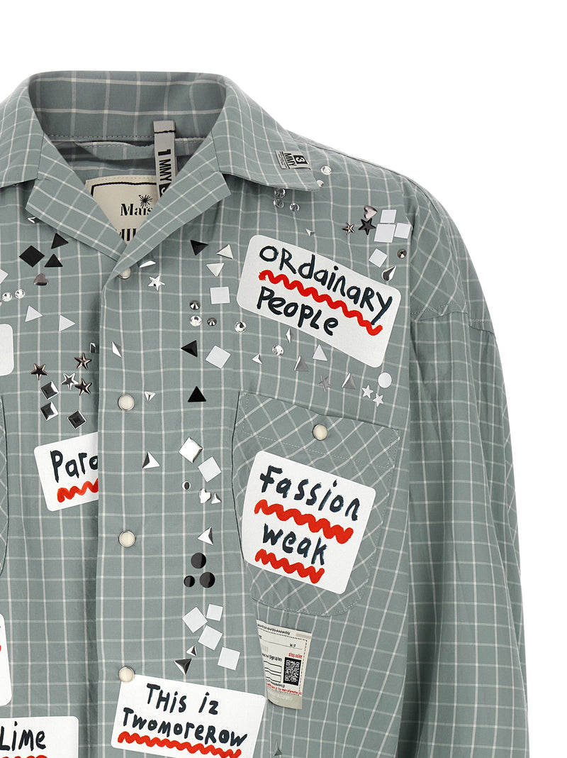 Maison Mihara Yasuhiro Maison Mihara Yasuhiro Shirt Adhesive Decorations