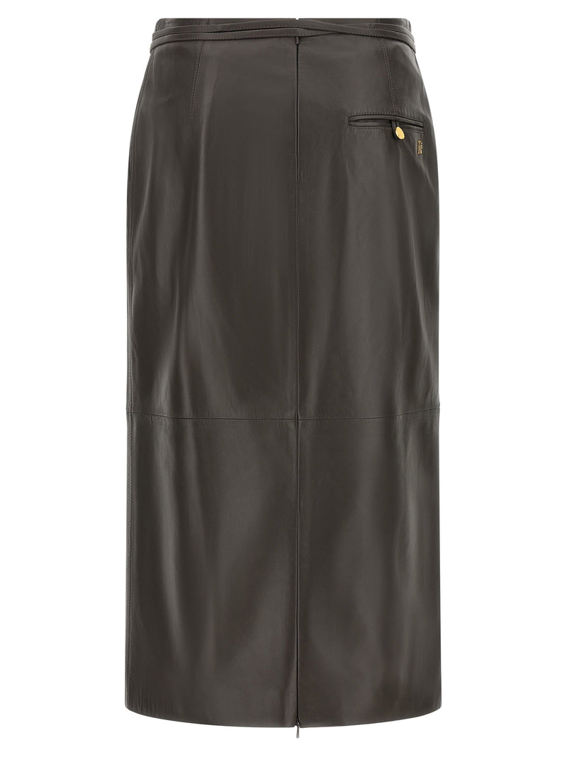 Alberta Ferretti Alberta Ferretti Leather Skirt