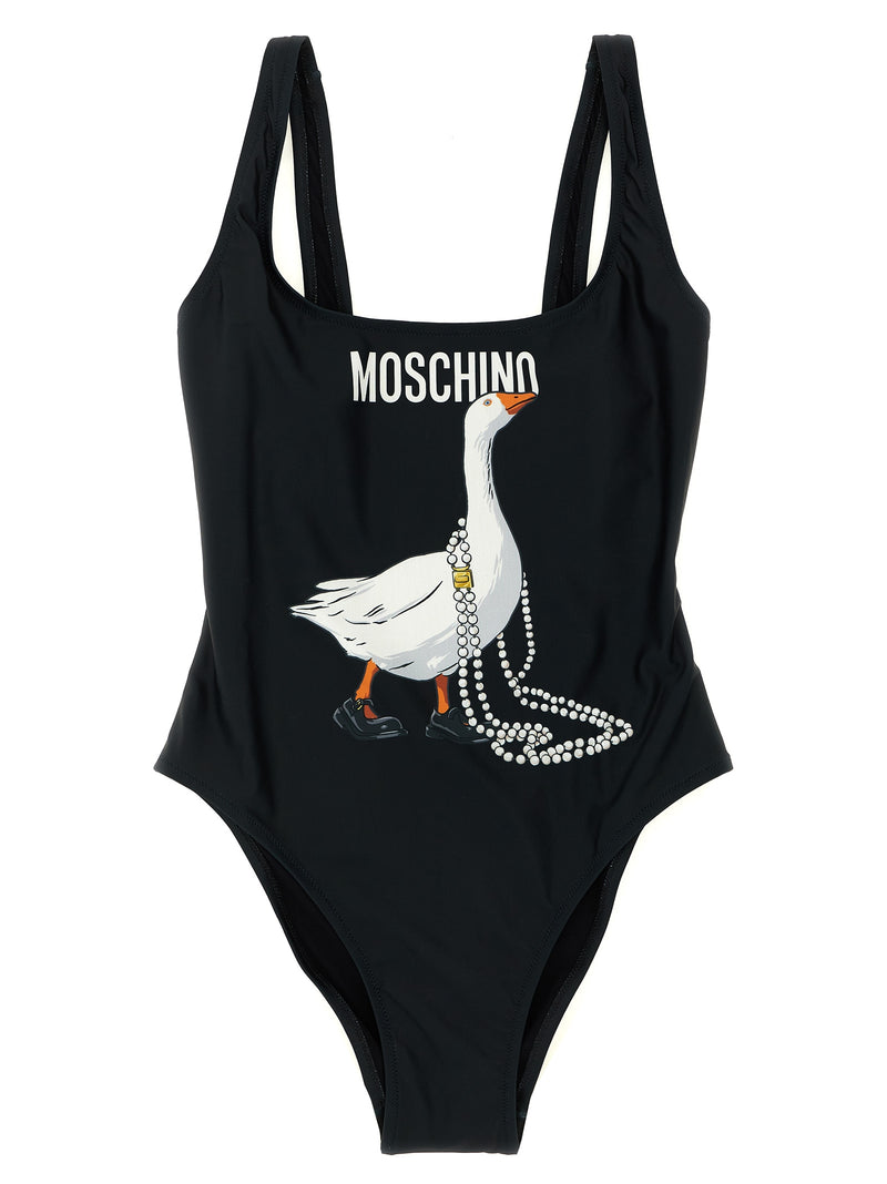Moschino Goose One-piece Swimsuit | Urbalenti™ NYC