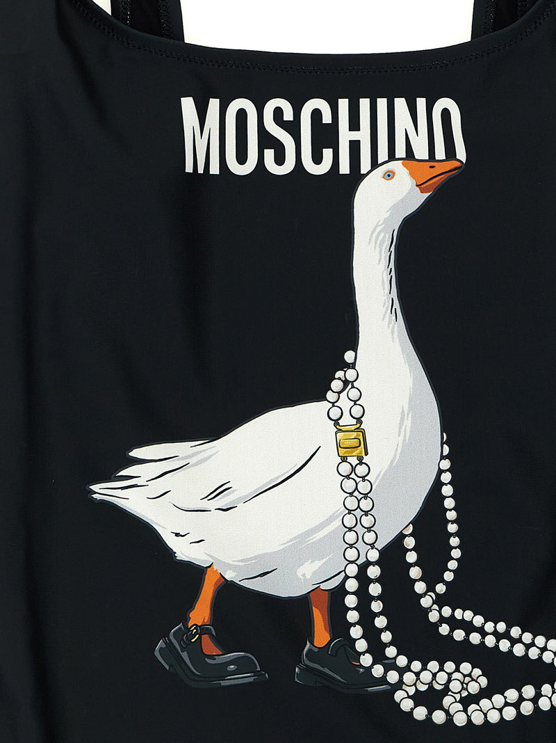 Moschino Goose One-piece Swimsuit | Urbalenti™ NYC