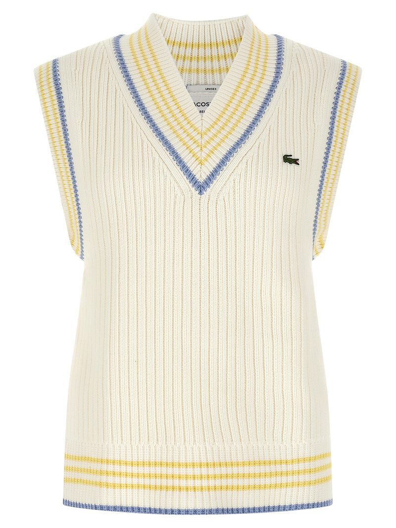 Lacoste Thick Knit Vest | Urbalenti™ NYC