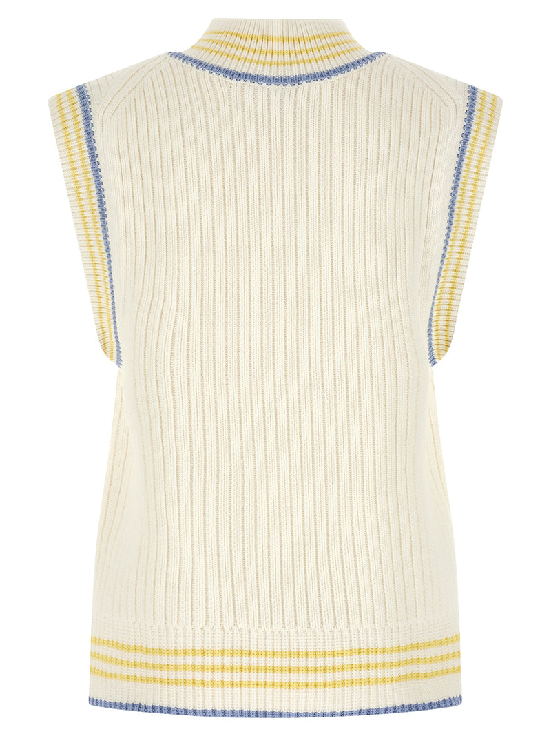 Lacoste Thick Knit Vest | Urbalenti™ NYC